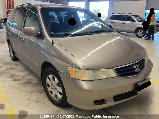 20280471 :رقم المزاد ، 2HKRL18614H000501 vin ، 2004 Honda Odyssey Ex مزاد بيع