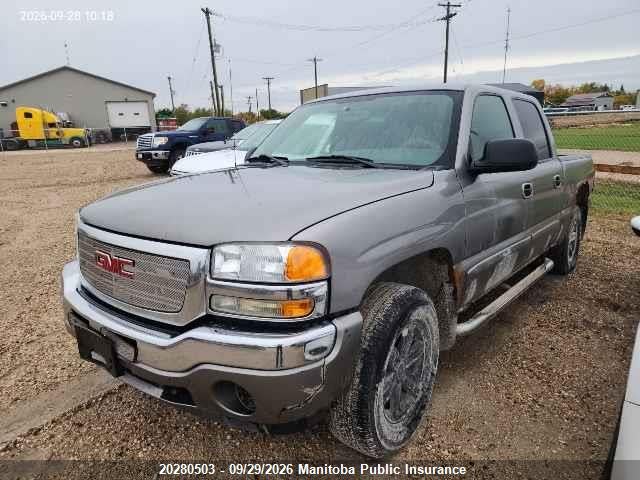20280503 :رقم المزاد ، 2GTEK13T861346175 vin ، 2006 Gmc Sierra 1500 Hd Sle Crew Cab مزاد بيع