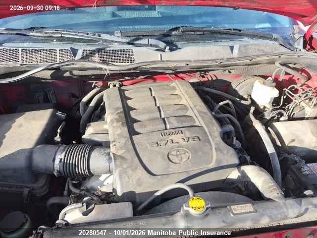 2013 Toyota Tundra Sr5 V8 Crewmax მანქანა იყიდება აუქციონზე, vin: 5TFDY5F1XDX287223, აუქციონის ნომერი: 20280547