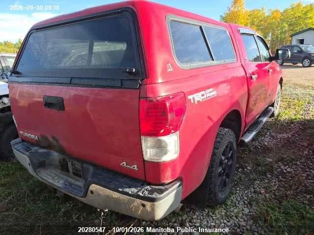 2013 Toyota Tundra Sr5 V8 Crewmax მანქანა იყიდება აუქციონზე, vin: 5TFDY5F1XDX287223, აუქციონის ნომერი: 20280547