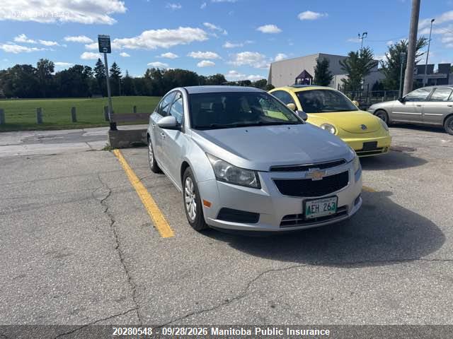 20280548 :رقم المزاد ، 1G1PF5S92B7118401 vin ، 2011 Chevrolet Cruze Lt Turbo مزاد بيع