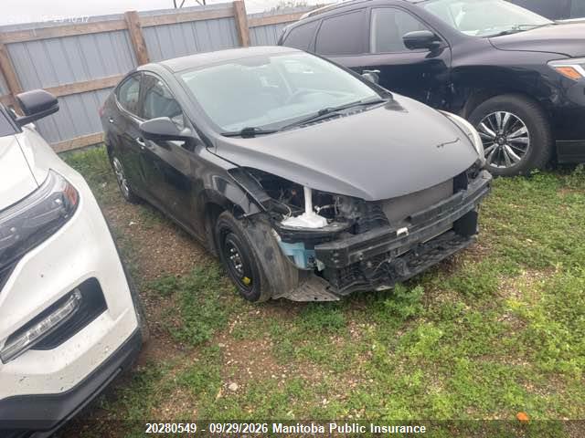 Продаж на аукціоні авто 2013 Hyundai Elantra Gl, vin: 5NPDH4AE8DH232382, номер лоту: 20280549