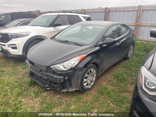 Продаж на аукціоні авто 2013 Hyundai Elantra Gl, vin: 5NPDH4AE8DH232382, номер лоту: 20280549