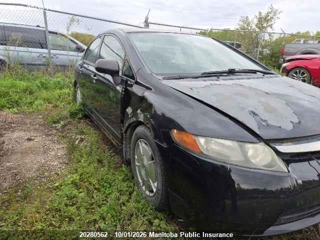 Aukcja sprzedaży 2008 Honda Civic Dx-g, vin: 2HGFA16408H116623, numer aukcji: 20280562