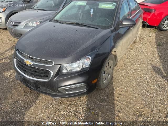 2015 Chevrolet Cruze Lt მანქანა იყიდება აუქციონზე, vin: 1G1PC5SBXF7163183, აუქციონის ნომერი: 20280572