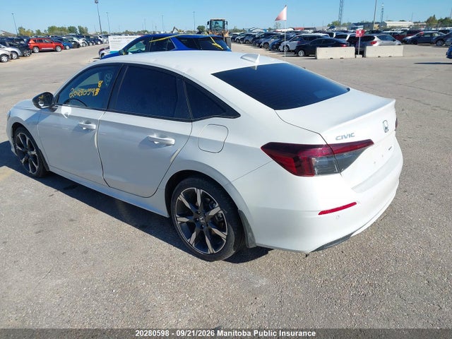 2025 Honda Civic Sport Touring Hev მანქანა იყიდება აუქციონზე, vin: 2HGFE4F86SH016610, აუქციონის ნომერი: 20280598