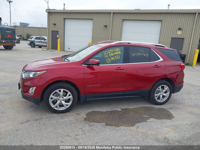 Aukcja sprzedaży 2019 Chevrolet Equinox Lt 2.0t, vin: 2GNAXVEX0K6194727, numer aukcji: 20280615