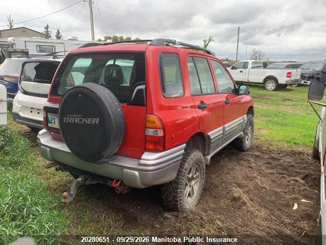 2002 Chevrolet Tracker მანქანა იყიდება აუქციონზე, vin: 2CNBJ13C826925052, აუქციონის ნომერი: 20280651