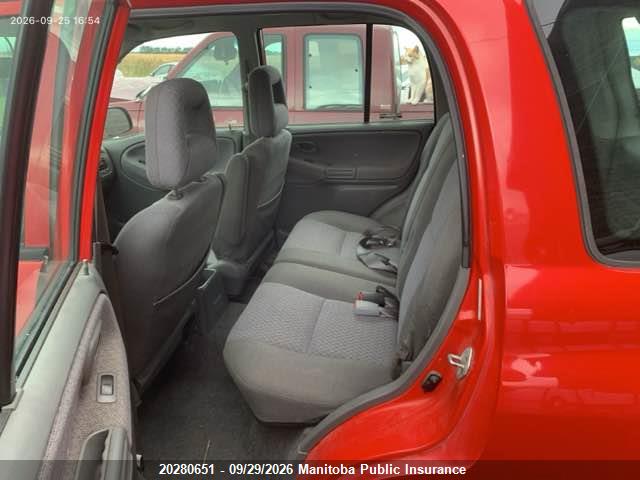 2002 Chevrolet Tracker მანქანა იყიდება აუქციონზე, vin: 2CNBJ13C826925052, აუქციონის ნომერი: 20280651