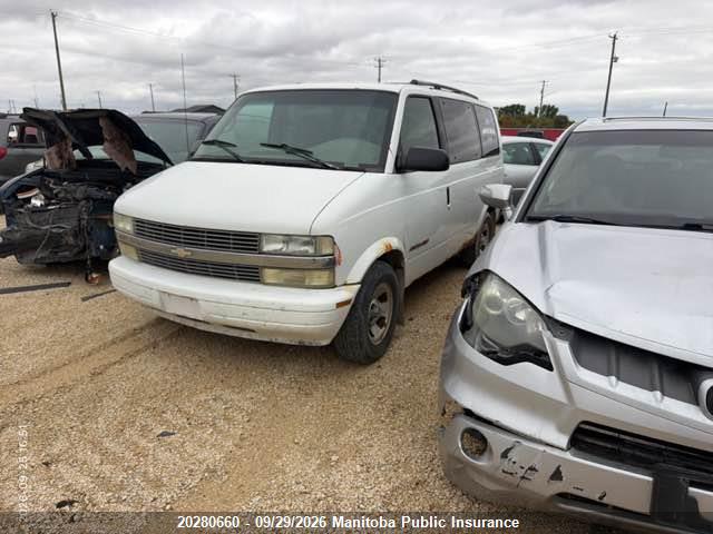 2001 Chevrolet Astro (1996 +) მანქანა იყიდება აუქციონზე, vin: 1GNEL19W71B142076, აუქციონის ნომერი: 20280660
