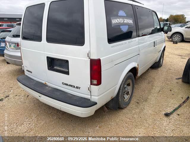 2001 Chevrolet Astro (1996 +) მანქანა იყიდება აუქციონზე, vin: 1GNEL19W71B142076, აუქციონის ნომერი: 20280660