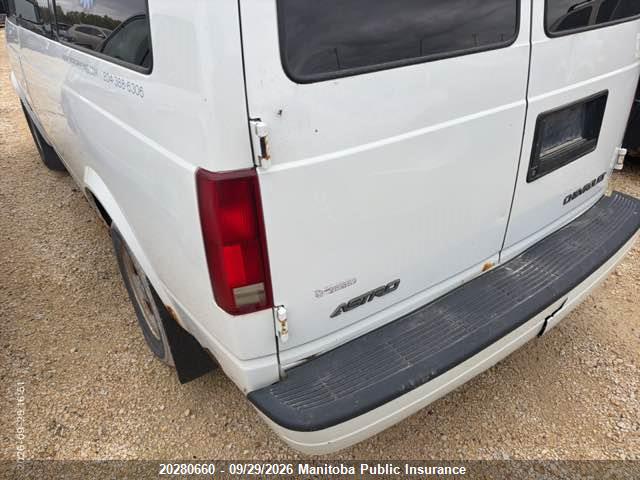 2001 Chevrolet Astro (1996 +) მანქანა იყიდება აუქციონზე, vin: 1GNEL19W71B142076, აუქციონის ნომერი: 20280660