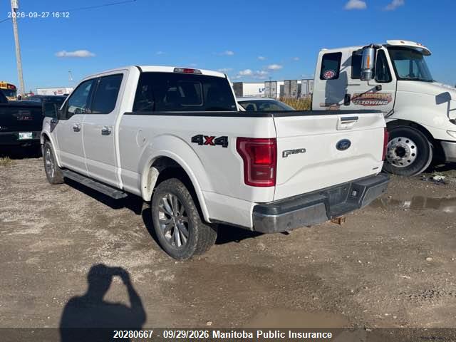 2016 Ford F-series მანქანა იყიდება აუქციონზე, vin: 1FTFW1EF9GFB85328, აუქციონის ნომერი: 20280667