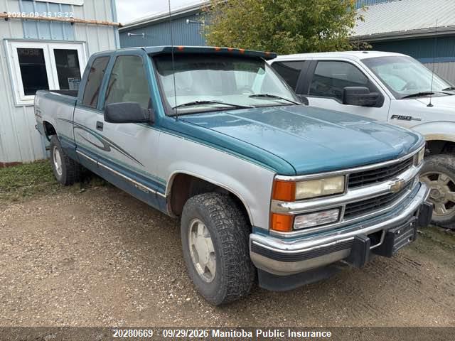 Продаж на аукціоні авто 1997 Chevrolet K/v 10/1500 4+cab, vin: 1GCEK19S4VE270630, номер лоту: 20280669