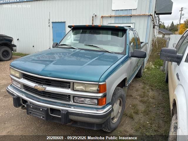 Aukcja sprzedaży 1997 Chevrolet K/v 10/1500 4+cab, vin: 1GCEK19S4VE270630, numer aukcji: 20280669