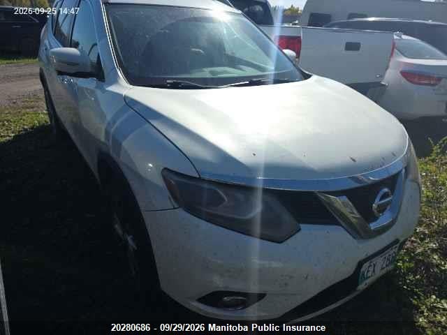 Nissan Rogue Sl 2014 5N1AT2MVXEC760287 Image 2