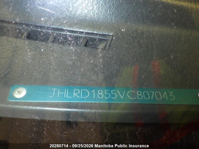 Продаж на аукціоні авто 1997 Honda Cr-v, vin: JHLRD1855VC807043, номер лоту: 20280714