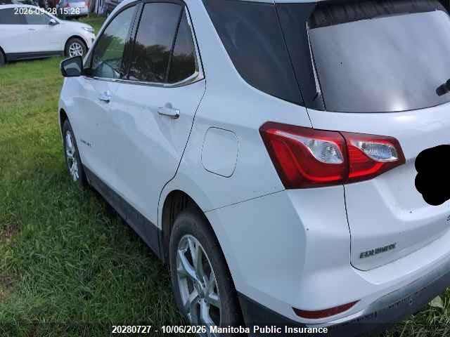 20280727 :رقم المزاد ، 2GNAXXEV9L6191529 vin ، 2020 Chevrolet Equinox Premier مزاد بيع