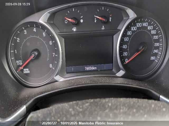 20280727 :رقم المزاد ، 2GNAXXEV9L6191529 vin ، 2020 Chevrolet Equinox Premier مزاد بيع