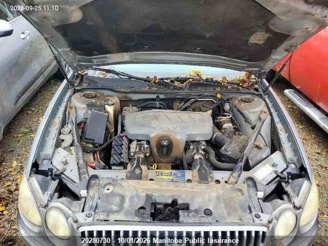 20280730 :رقم المزاد ، 2G4WJ582981153417 vin ، 2008 Buick Allure Cxl مزاد بيع