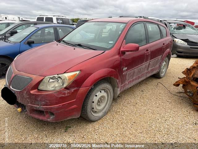 20280739 :رقم المزاد ، 5Y2SM63875Z457683 vin ، 2005 Pontiac Vibe مزاد بيع