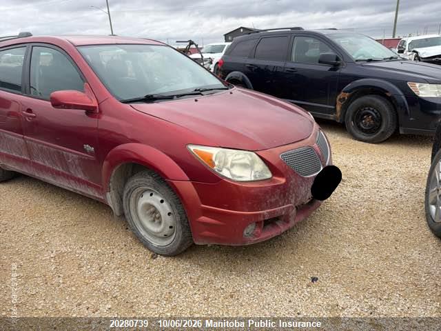 20280739 :رقم المزاد ، 5Y2SM63875Z457683 vin ، 2005 Pontiac Vibe مزاد بيع