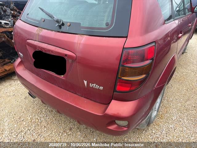 20280739 :رقم المزاد ، 5Y2SM63875Z457683 vin ، 2005 Pontiac Vibe مزاد بيع
