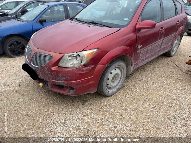 20280739 :رقم المزاد ، 5Y2SM63875Z457683 vin ، 2005 Pontiac Vibe مزاد بيع