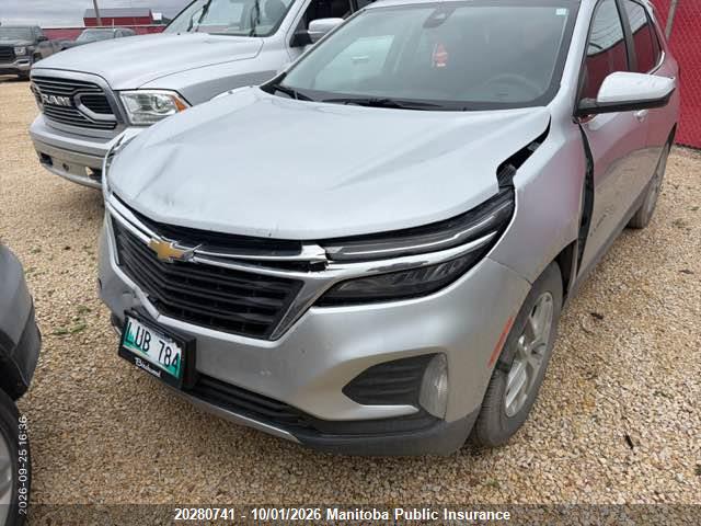 20280741 :رقم المزاد ، 2GNAXUEV5N6115128 vin ، 2022 Chevrolet Equinox Lt مزاد بيع