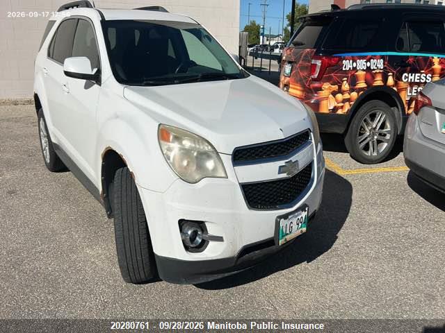 20280761 :رقم المزاد ، 2CNFLNEW0A6261709 vin ، 2010 Chevrolet Equinox Lt مزاد بيع