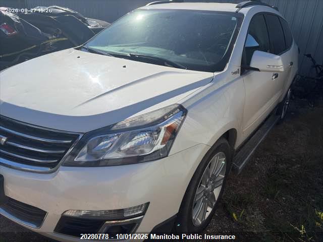 Chevrolet Traverse Lt 2014 1GNKVGKDXEJ363398 Image 2