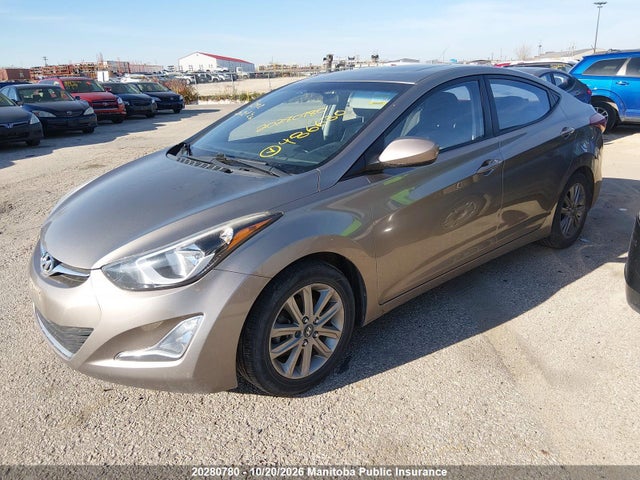Hyundai Elantra Gls 2014 5NPDH4AE8EH486630 Image 2