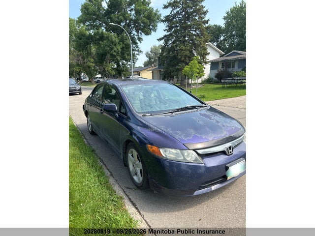 20280819 :رقم المزاد ، 2HGFA15897H036014 vin ، 2007 Honda Civic Ex مزاد بيع