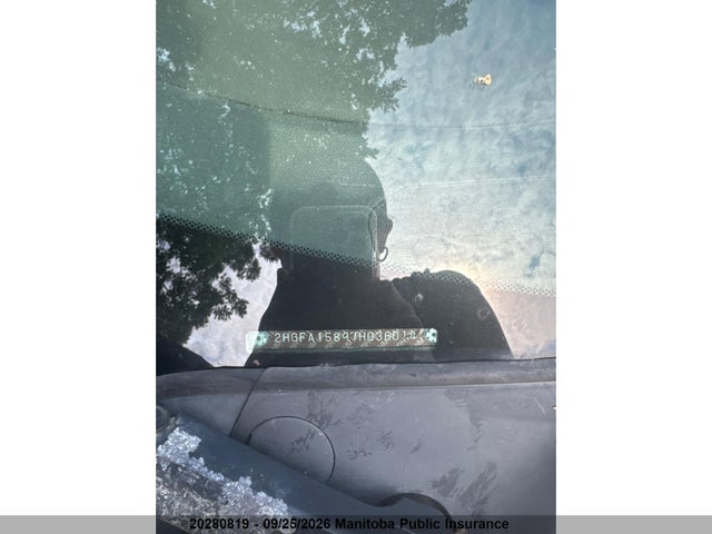 20280819 :رقم المزاد ، 2HGFA15897H036014 vin ، 2007 Honda Civic Ex مزاد بيع