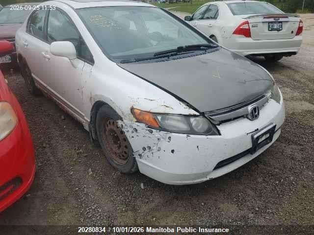20280834 :رقم المزاد ، 2HGFA158X7H036037 vin ، 2007 Honda Civic Ex مزاد بيع
