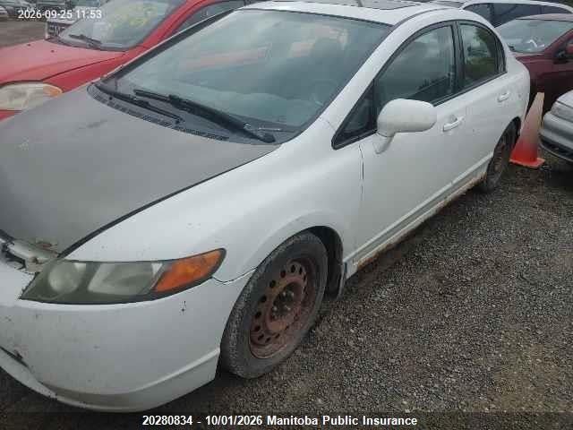 20280834 :رقم المزاد ، 2HGFA158X7H036037 vin ، 2007 Honda Civic Ex مزاد بيع