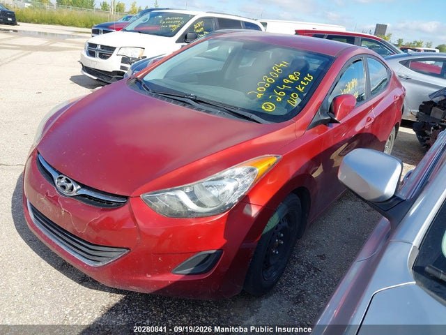 Продаж на аукціоні авто 2013 Hyundai Elantra Gl, vin: 5NPDH4AE1DH264980, номер лоту: 20280841