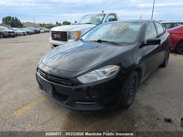 Aukcja sprzedaży 2015 Dodge Dart Sxt, vin: 1C3CDFAA5FD141079, numer aukcji: 20280877