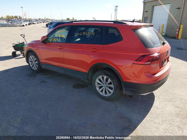 20280894 :رقم المزاد ، 3VV0B7AX8JM036968 vin ، 2018 Volkswagen Tiguan 2.0 Tsi مزاد بيع