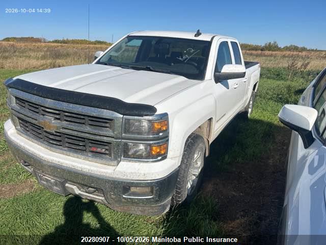 Продажа на аукционе авто 2015 Chevrolet Silverado 1500 Lt Double Cab, vin: 1GCVKREC0FZ420241, номер лота: 20280907
