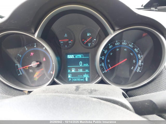 20280942 :رقم المزاد ، 1G1PC5SB7E7429015 vin ، 2014 Chevrolet Cruze Lt Turbo مزاد بيع