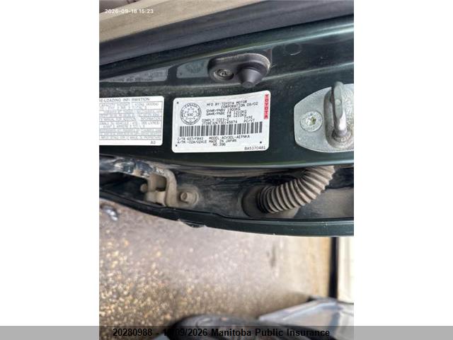 Aukcja sprzedaży 2003 Toyota Camry Le, vin: JTDBE32K730145874, numer aukcji: 20280988