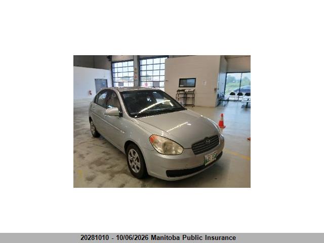 20281010 :رقم المزاد ، KMHCN45CX7U119620 vin ، 2007 Hyundai Accent Gl مزاد بيع
