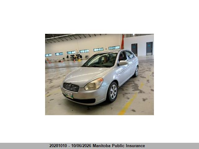 20281010 :رقم المزاد ، KMHCN45CX7U119620 vin ، 2007 Hyundai Accent Gl مزاد بيع