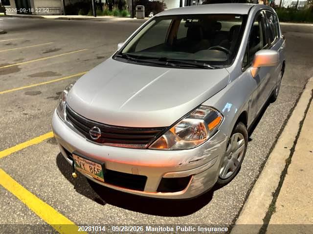 Продажа на аукционе авто 2010 Nissan Versa 1.8 S, vin: 3N1BC1CP0AL402512, номер лота: 20281014