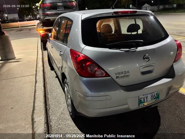 Продажа на аукционе авто 2010 Nissan Versa 1.8 S, vin: 3N1BC1CP0AL402512, номер лота: 20281014