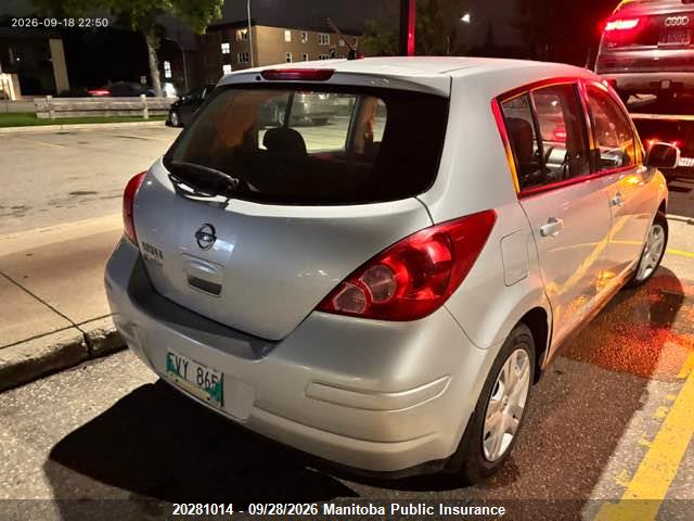 Продажа на аукционе авто 2010 Nissan Versa 1.8 S, vin: 3N1BC1CP0AL402512, номер лота: 20281014