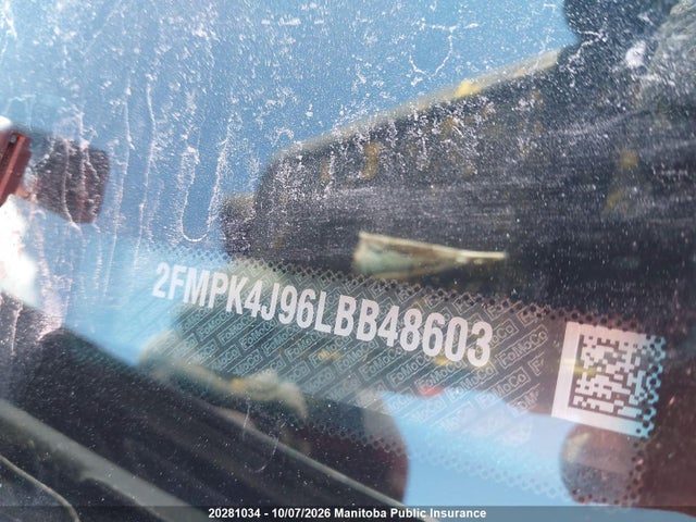 Ford EDGE SEL 2020 2FMPK4J96LBB48603 Image 9
