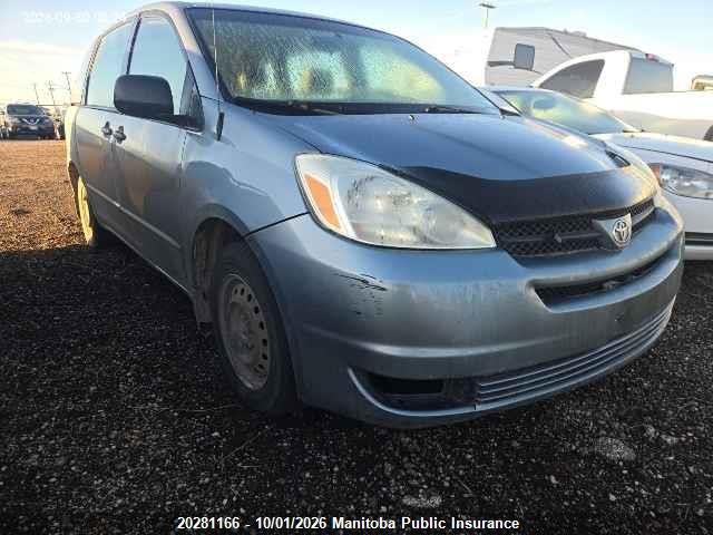 Aukcja sprzedaży 2005 Toyota Sienna Ce V6, vin: 5TDZA29C85S264911, numer aukcji: 20281166