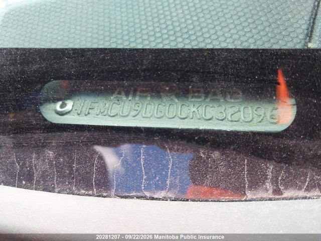 Продаж на аукціоні авто 2012 Ford Escape Xlt V6, vin: 1FMCU9DG0CKC32096, номер лоту: 20281207